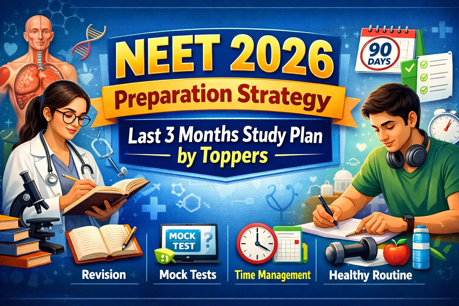 How to Prepare for NEET 2026 in the Final Three Months: Topper's Strategy